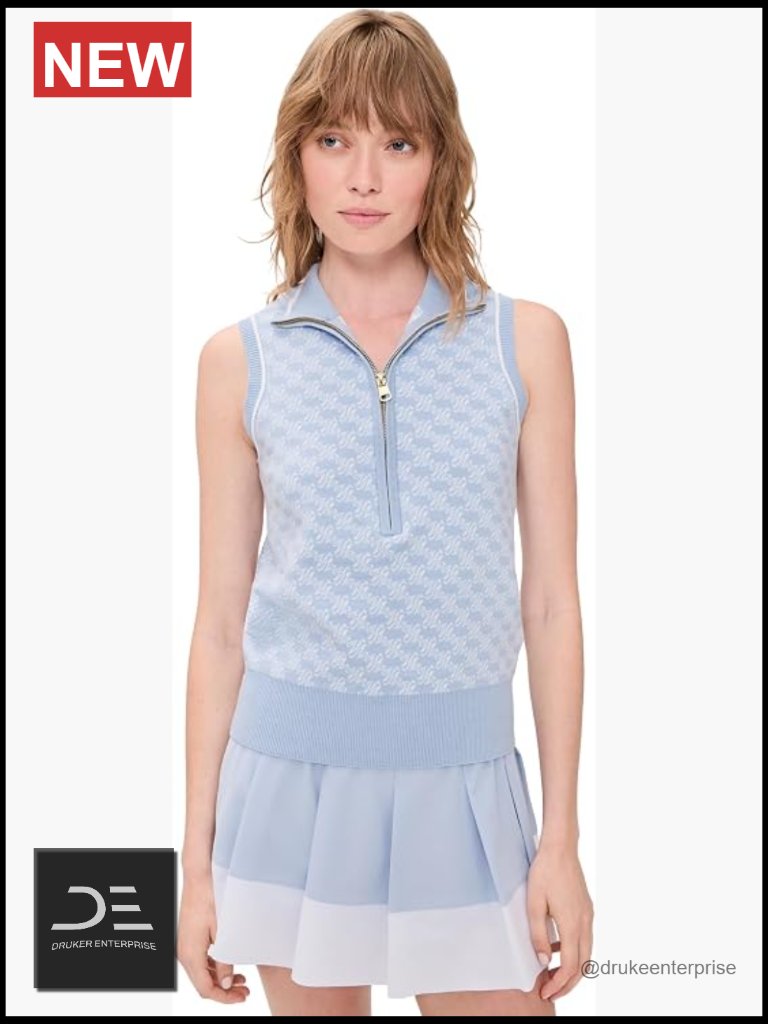 Varley Vincent Half Zip Knit Vest - Sleeveless Active Sweater